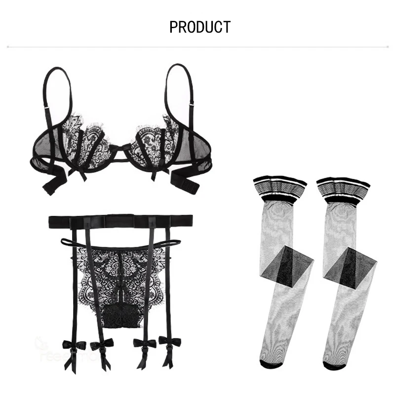 Сексуальное нижнее белье сексуальное в стиле babydoll с открытым бюстгальтером