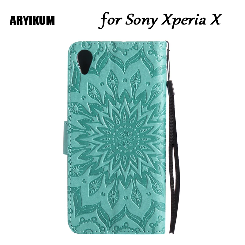 Чехол Кошелек с 3D узором для Sony Xperia X F5121 F5122 флип чехол из искусственной кожи