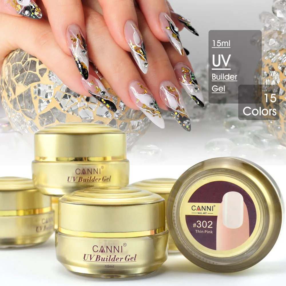 1 ШТ. CANNI Ногтей гель профессиональный 15 цвет уф builder камуфляж желе ногтей
