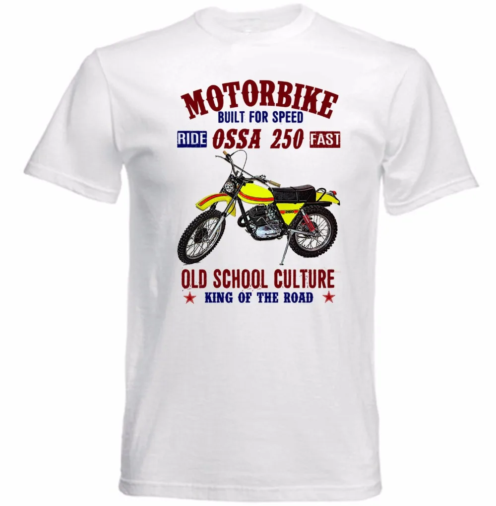 

T-Shirt Homme 2019 New Sleeve Harajuku Tops Vintage Spanish Motorcycle Super 250T Summer Casual Man T Shirt Good Quality