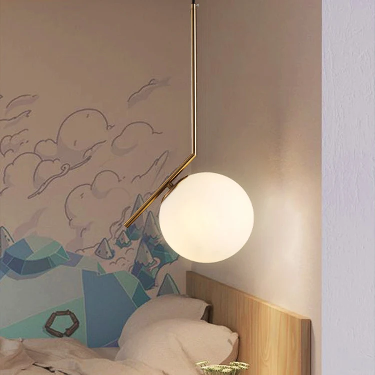 

Modern style living room bedroom minimalist restaurant pendant light Nordic clothing decoration glass ball pendant lamp