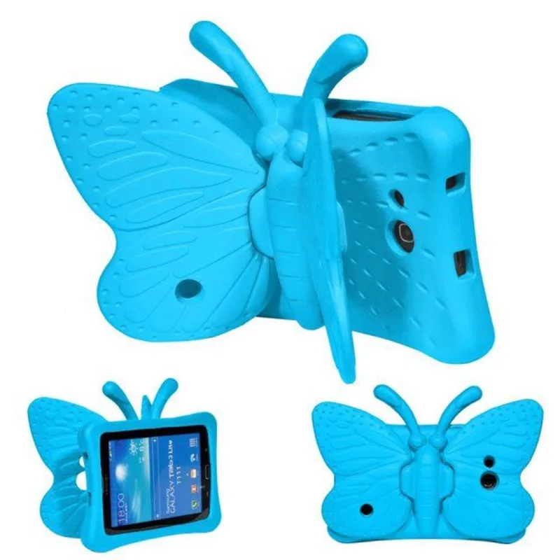 7 0 ''EVA Kids Shock 3D мультяшная бабочка чехол для планшетов мягкий подставка Samsung Galaxy