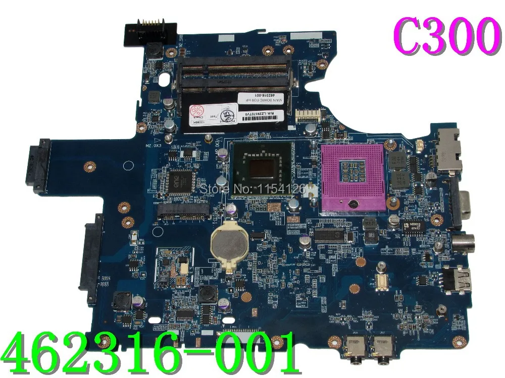 Материнская плата для ноутбука HP COMPAQ PRESARIO C300 A900 462316-001 материнская DDR2 965