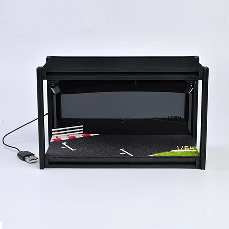 DIY пылезащитный чехол для 1: 64 модели автомобиля база моделей автомобилей Дисплей коробка акриловая - Цвет: 1