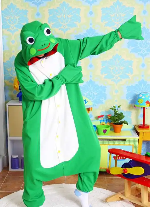 Пижама унисекс для взрослых мужчин и женщин с изображением животных костюм