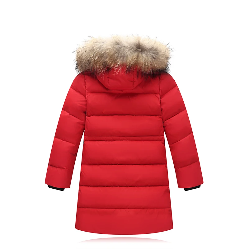 Детский теплый пуховик для мальчиков одежда 2018 зимние Утепленные Пальто с