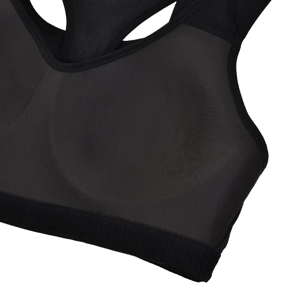 Baiclothing Женская Спортивный Бюстгальтер Ударопрочный Нижнее белье двойного Слои, без проволоки, мягкий жилет бюстгальтер XS размеры s m l xl XXL