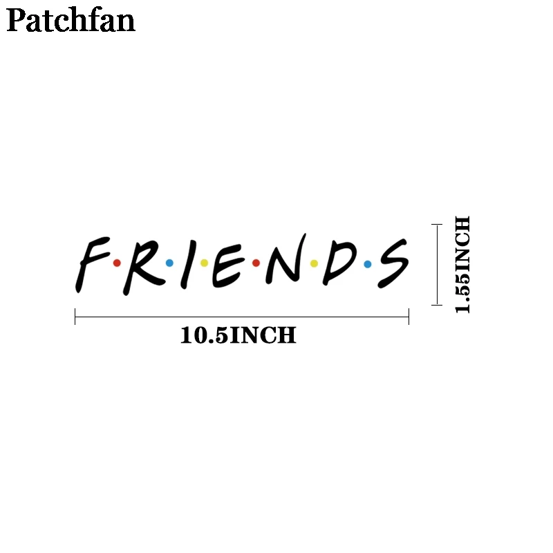 Patchfan с надписью ТВ шоу Friends (друзья) &quotсделай сам&quot термопресс наклейки заплаты