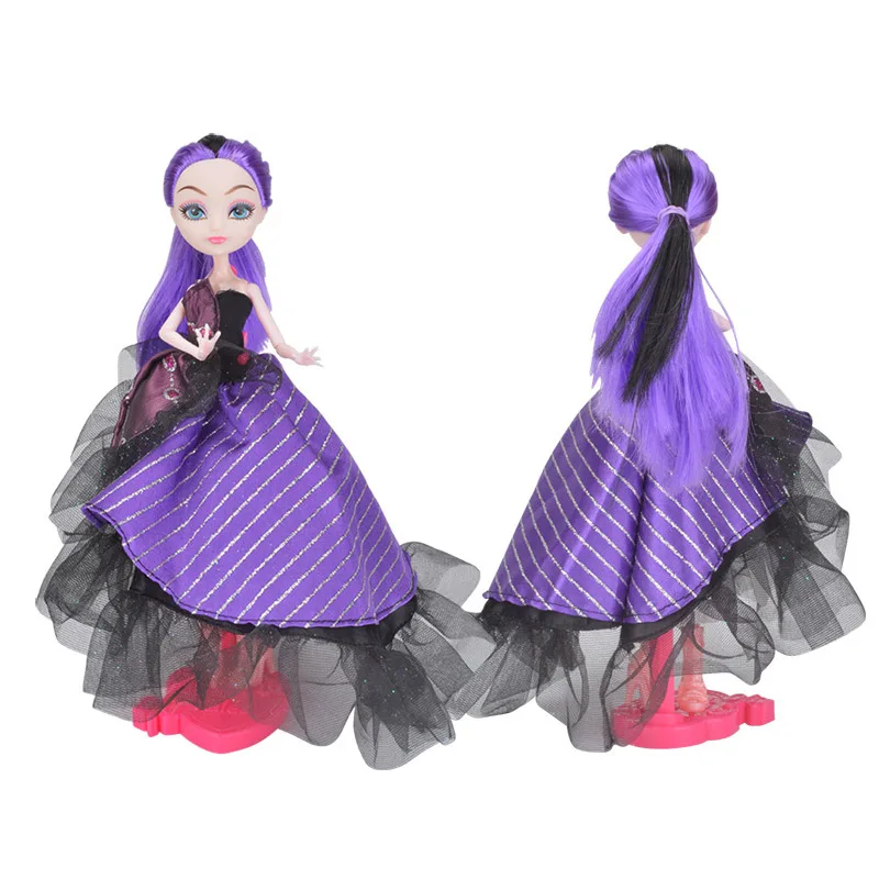 28 см, 11 шарниров, игрушки для кукол, высокое качество, китайская Кукла BJD, шаровая шарнирная кукла, модные подарочные игрушки для девочек, детская кукла, отправка ever after high - Цвет: Серебристый