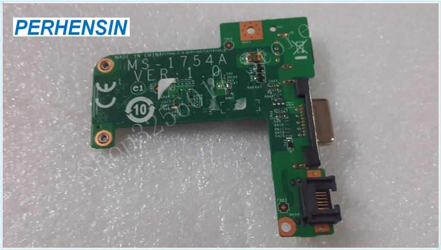 Подлинная ноутбук для MSI GE72 MS 17541 1754 USB VGA WLAN доска 1754A|laptop usb|laptop vgausb vga |