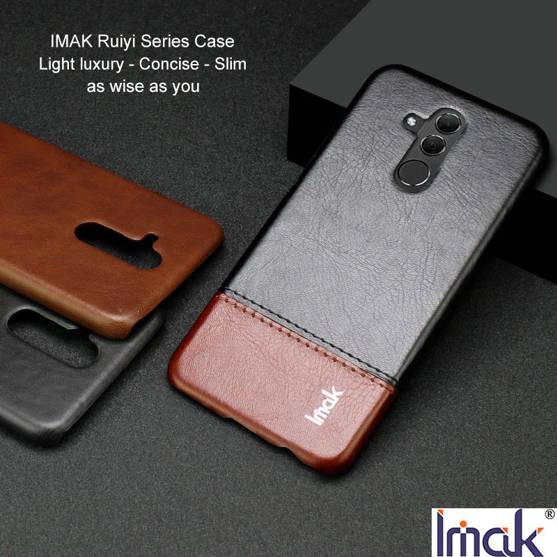 IMAK Ruiyi серия Роскошная кожа из искусственной кожи чехол для huawei mate 20 Lite MaiMang 7