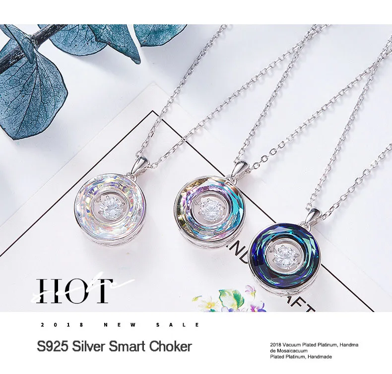 Core-Operating Smart с кристаллами Swarovski ключицы цепи Модная бижутерия Colar ожерелье