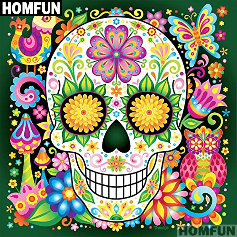 Алмазная живопись HOMFUN A01752 сделай сам полноразмерная/круглая вышивка крестиком с