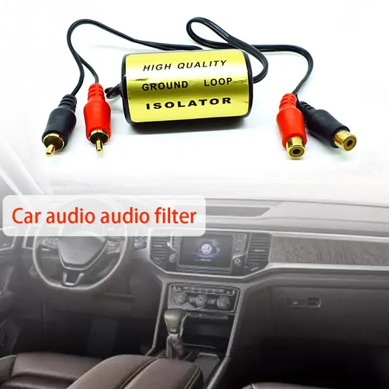 

Audio Noise Filter Suppressor Ground Loop Isolator for Car and Home Stereo