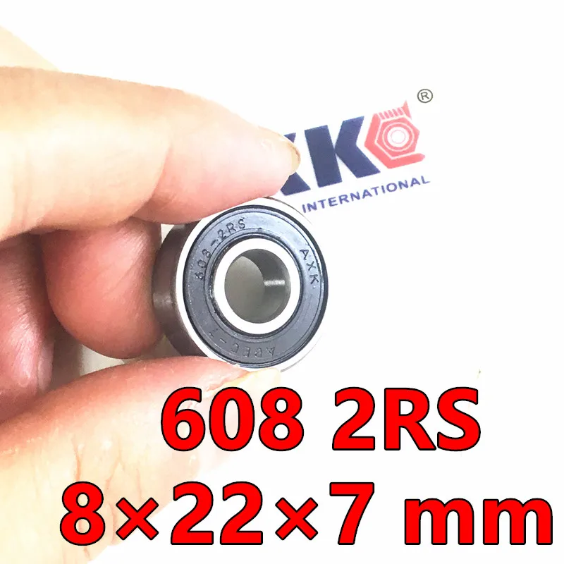 2018 г. AXK Бесплатная доставка 608zz 608 2rs Abec 7 8x22x7 мм миниатюрный ZZ Longboard Скейтборд мяч