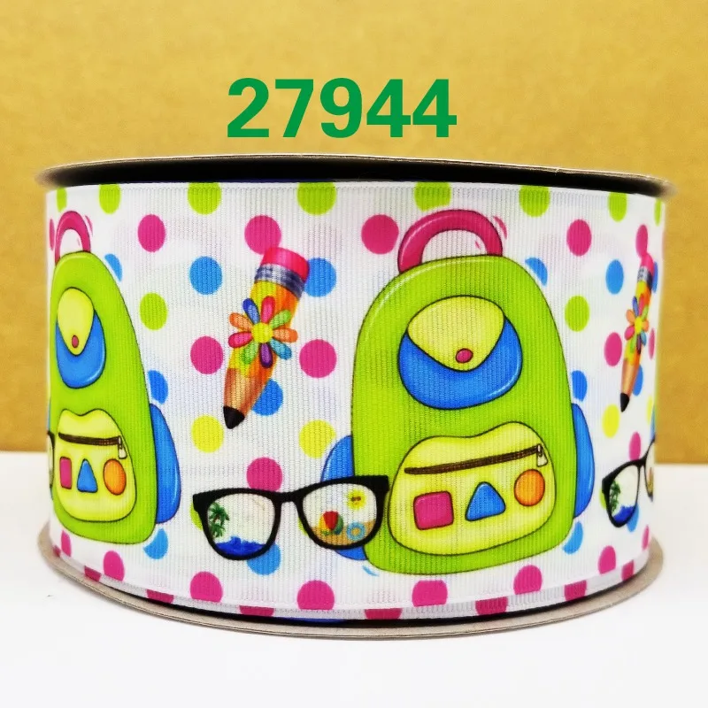 Бесплатная доставка 50 ярдов мультфильм печатных grosgrain ленты 27964 | Дом и сад