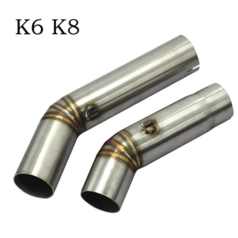 TKOSM K7 GSXR600 750 GSXR700 GSXR750 глушитель выхлопных газов средняя звеньевая труба полная