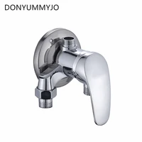 donyummyjo 1pc wall mounted triangular shape bathroom shower faucet hot and cold tap
