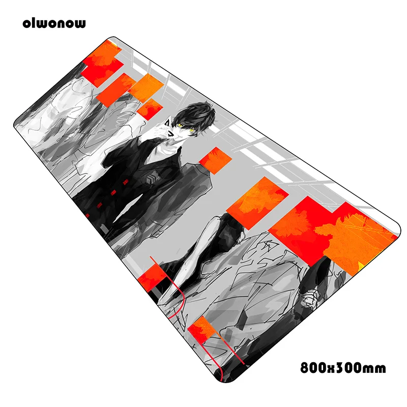 Persona 5 Коврик для мыши 800x300x2 мм коврики настольный компьютерный Коврик Для Мыши игровые аксессуары Аниме большие игровые коврики и чехлы игры pc gamer