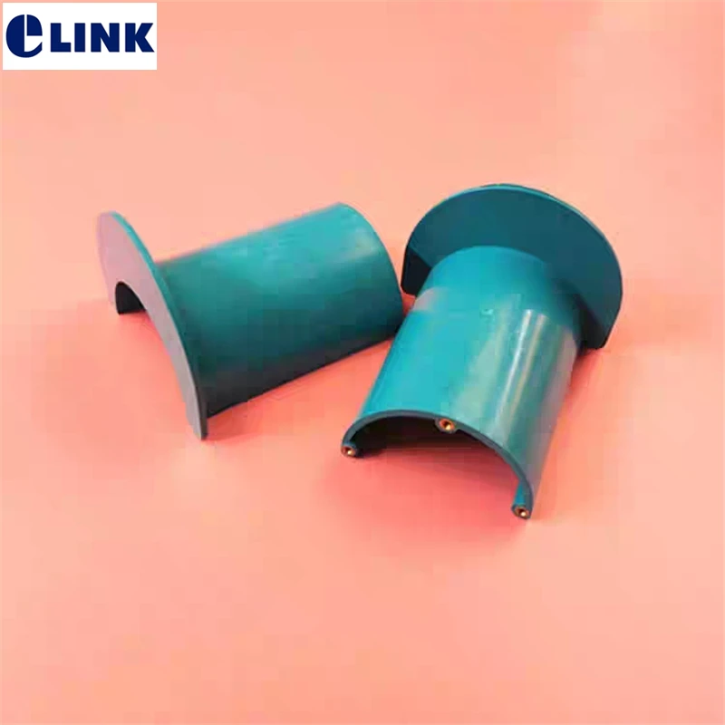 30pcs Half Round Spool 100mm high Fiber cable management fiber optic drum cable storage ABS Cable Pulling/Routing Zone ELINK