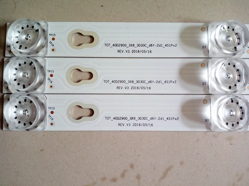 Светодиодная лента для подсветки 8 ламп Toshiba 40d2900 L40F3301B 40A730U 40l2600 L40D2900F YHB 4C LB4008 YH05J
