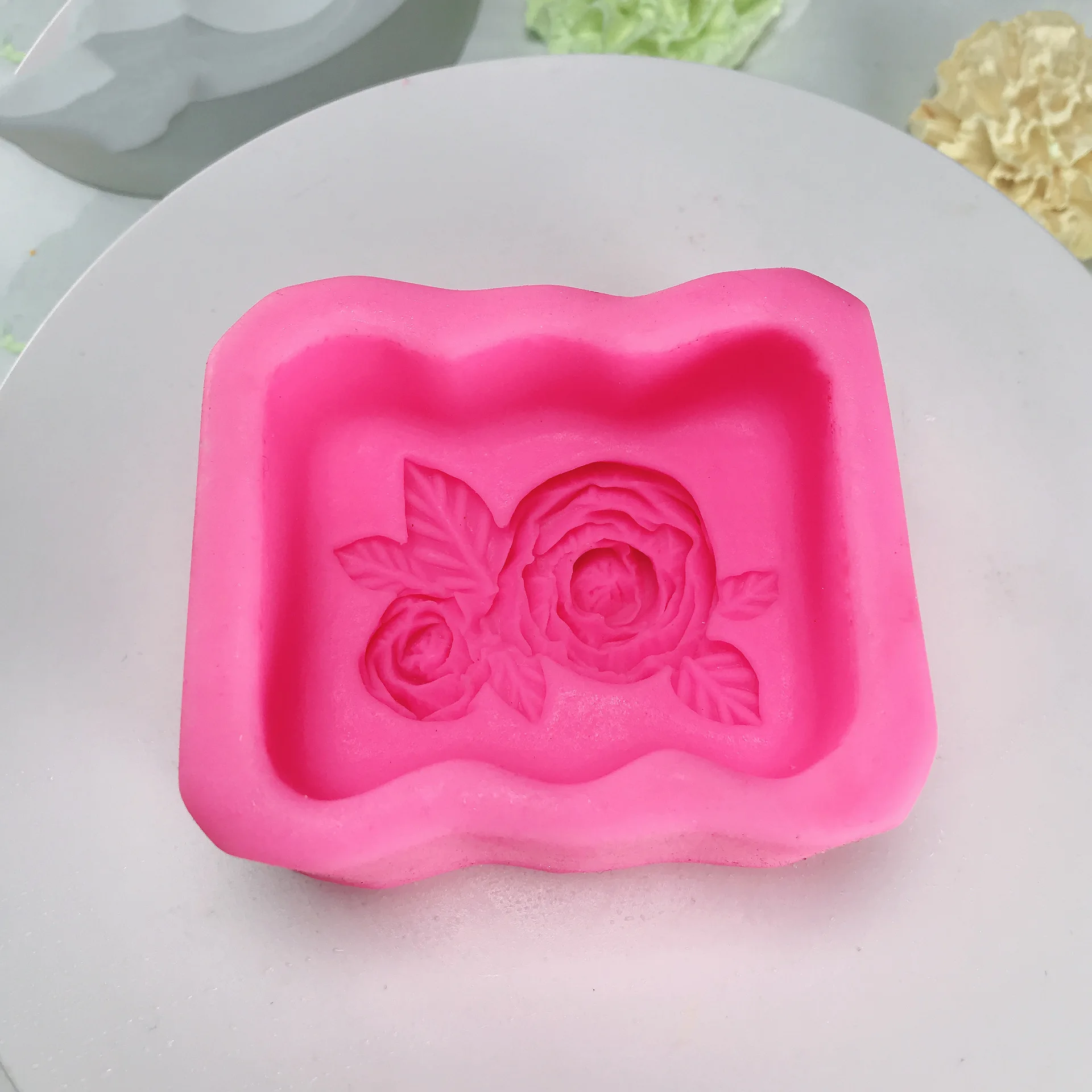3d Flower Silicone Mold for soap making handmade Gypsum craft | Дом и сад