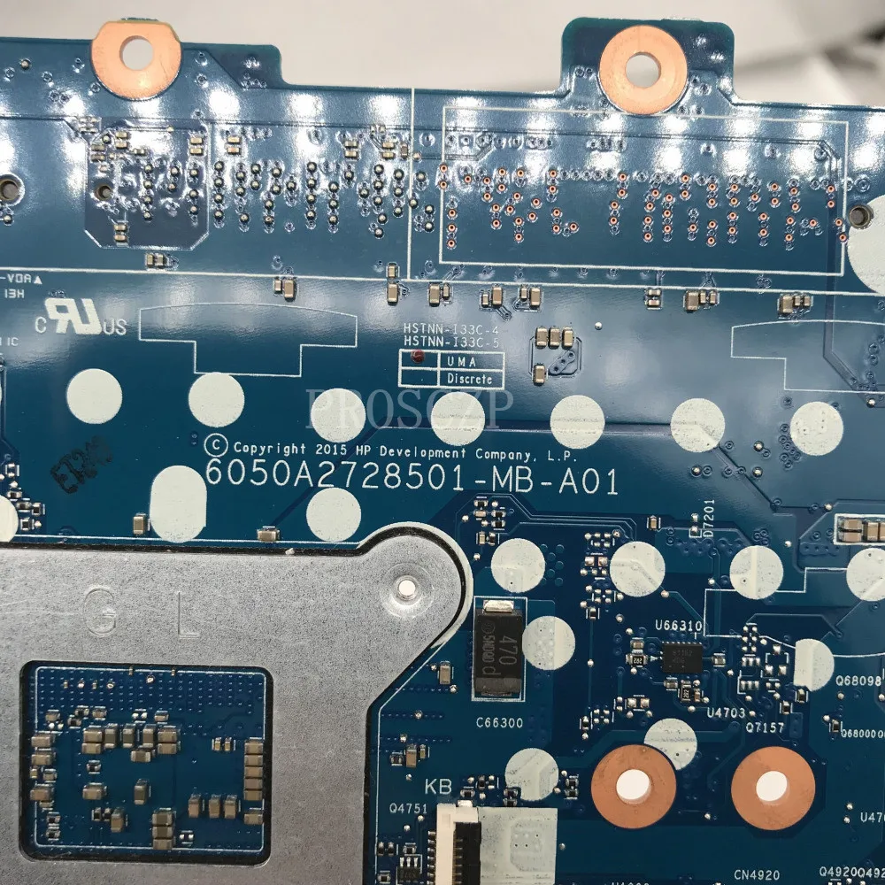 Free shipping for 850 840 G3 Laptop motherboard 832429-001 832429-601 6050A2728501-MB-A01 SR2F1 i7-6600U CPU 100% Tested OK | Компьютеры и