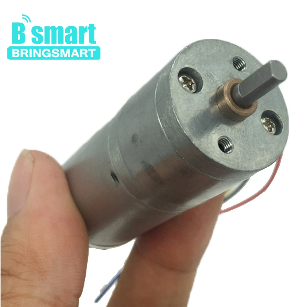 Мини редуктор постоянного тока Bringsmart мотор 12 В 18 1930 об/мин инкодер CW CCW