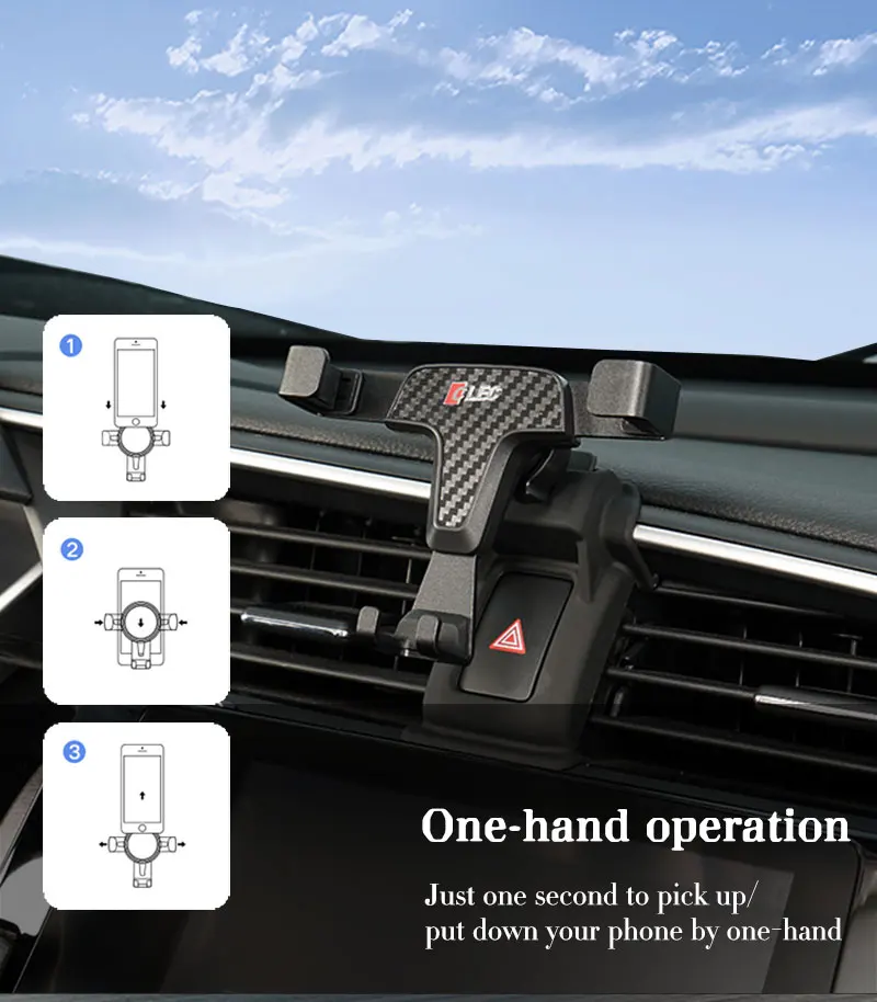 Аксессуары для интерьера, держатель для телефона Honda Civic Gravity, держатель для мобильного телефона, подставка для вентиляционного отверстия