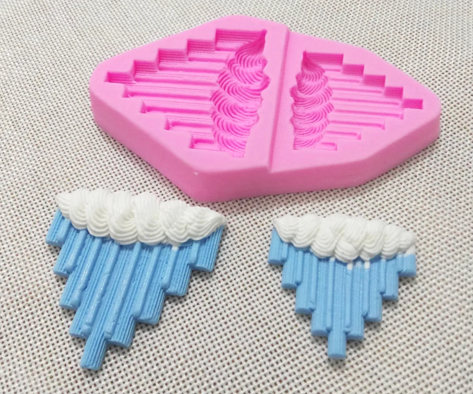 9666 Creative Royal Valance Sugar Craft Cake Brim Decoration Mold Silicone Fondant Chocolate DIY Tool | Дом и сад