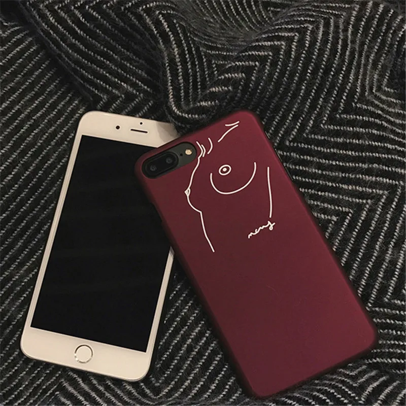 Чехол для Телефона iphone X XS MAX XR простой сексуальный мягкий защитный чехол 6 6s 7 8