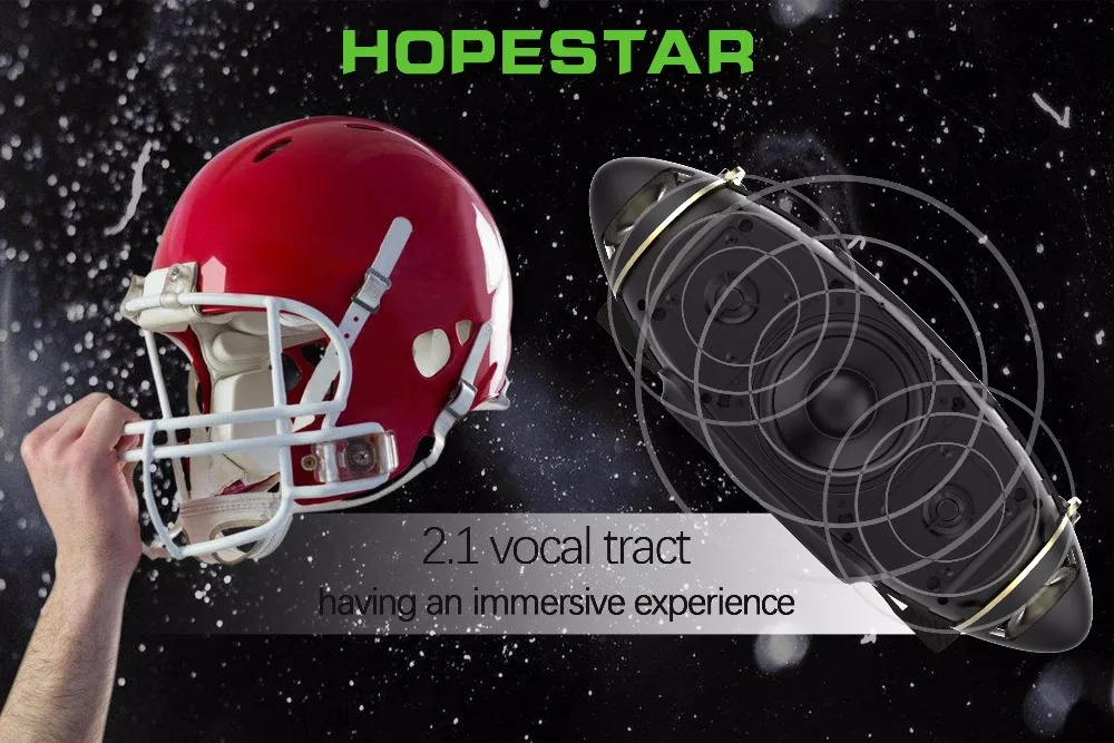 HOPESTAR H20+ Bluetooth динамик бас 30 Вт Беспроводная Портативная колонка USB Бумбокс mp3 плеер водонепроницаемый бас открытый регби сабвуфер