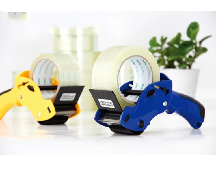 1 шт./лот пластиковый Портативный прочный 60 мм диспенсер для ленты и резак школы