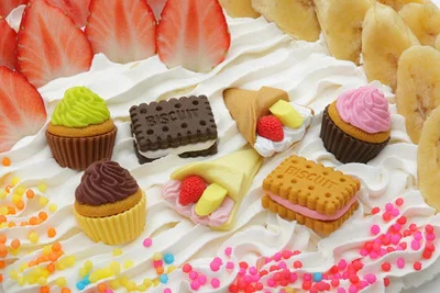 Kawaii милый ластик для детей новинка подарочные изделия Торт Печенье; продукты питания ластик набор