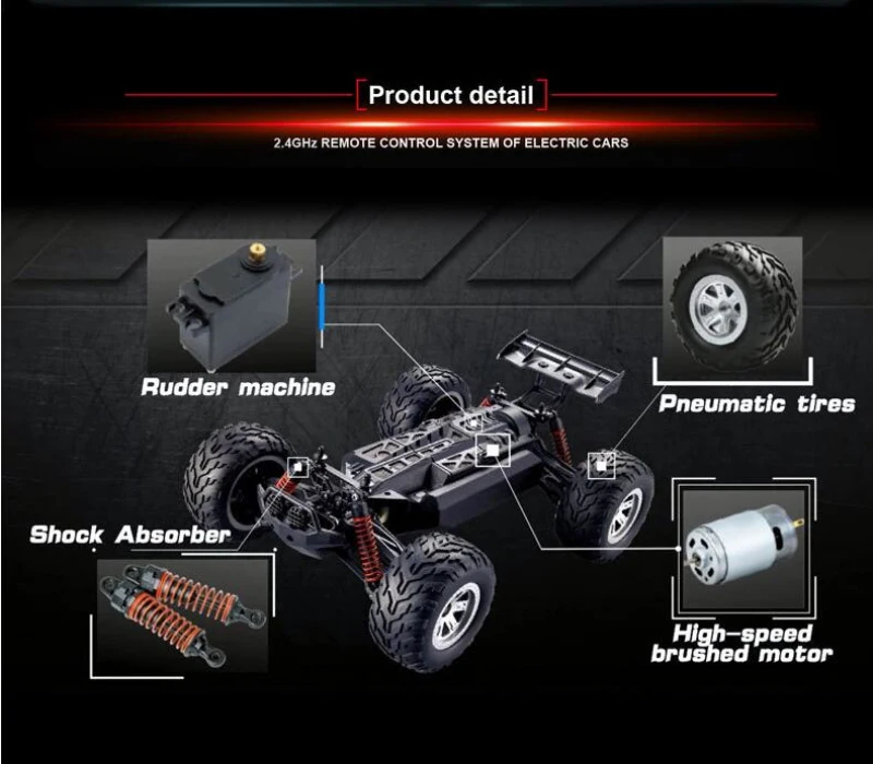 Новый 2 4G 4WD высокоскоростной амфибия с дистанционным управлением RC автомобиль
