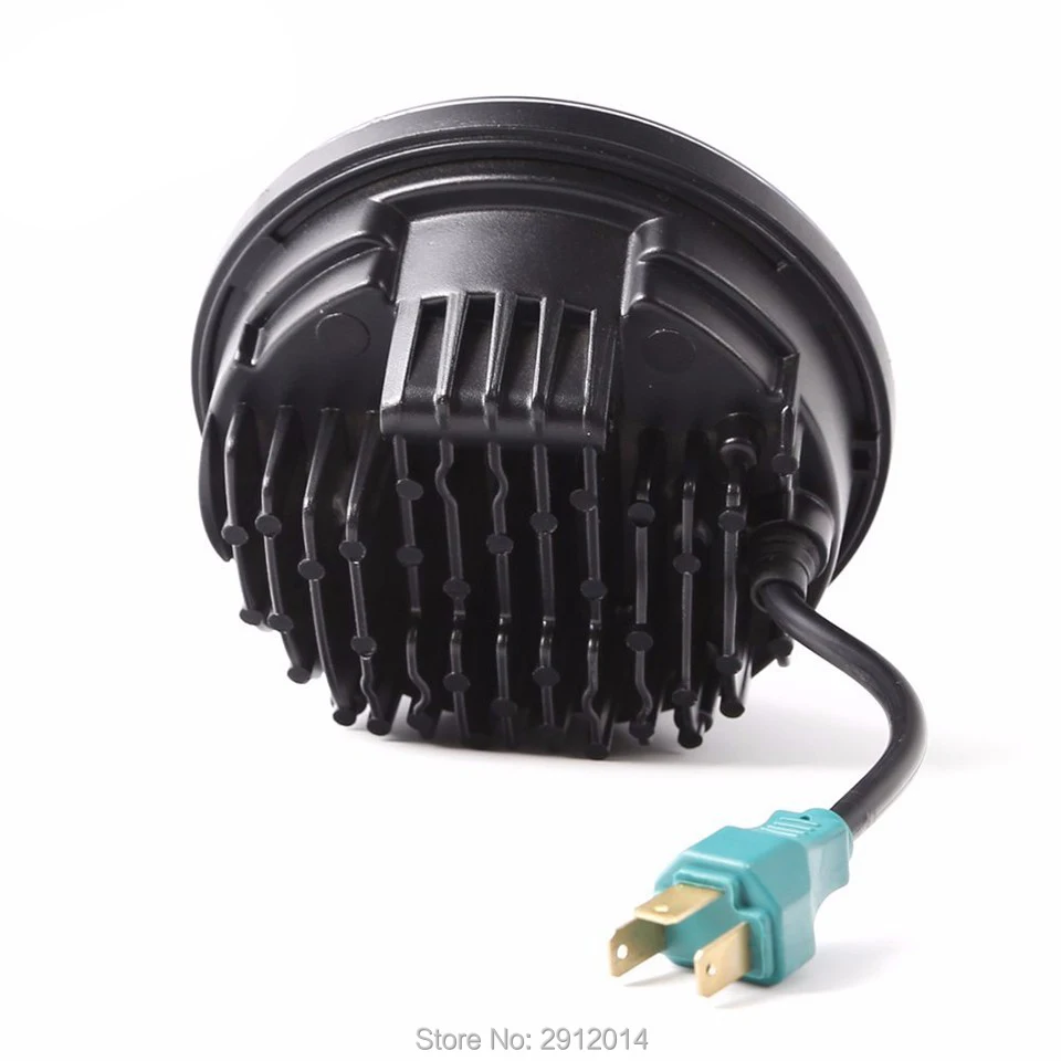 1 шт. Round led фара для harley davidson 5 75 '཮ Вт светодиодный проектор налобный фонарь с