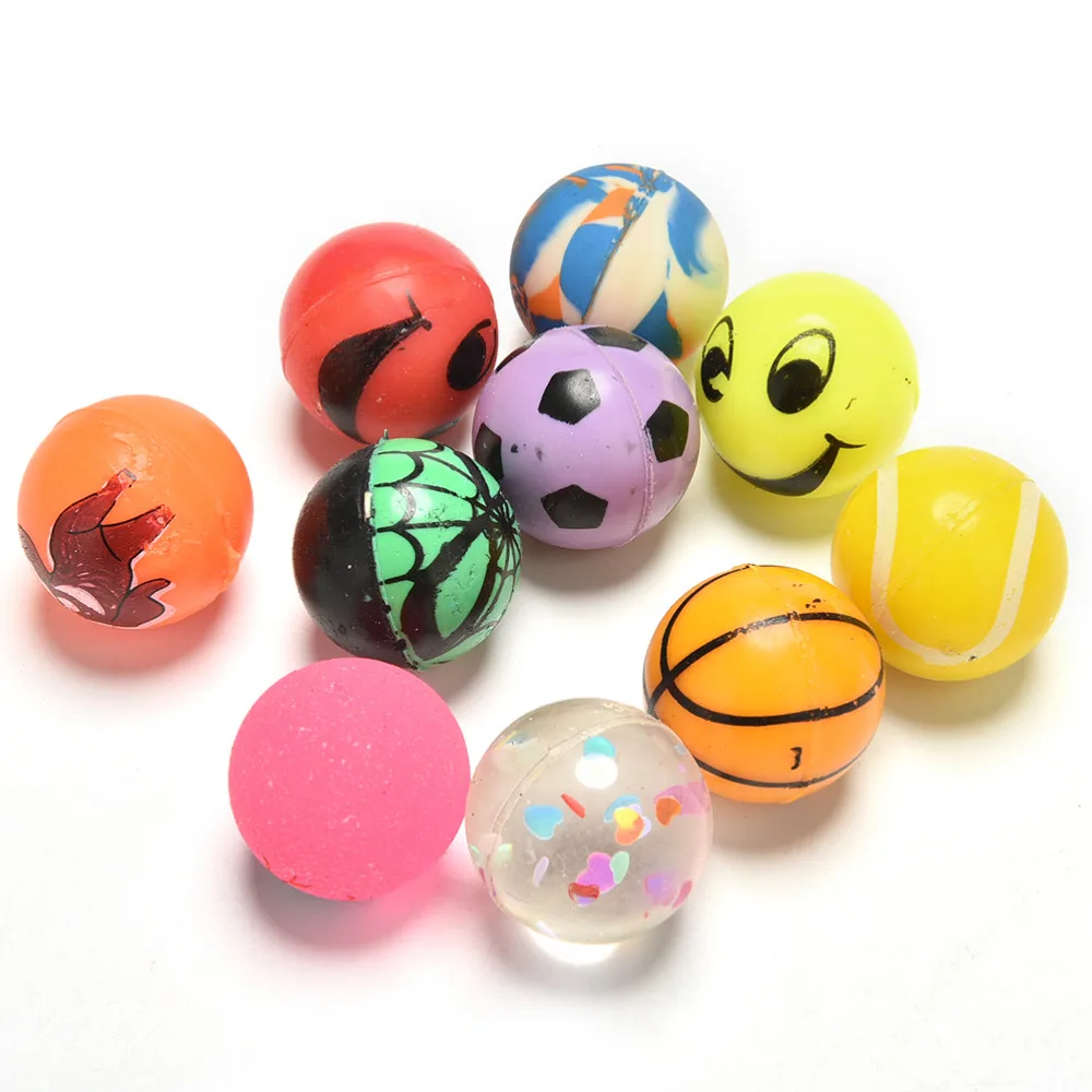 10 шт./лот забавные Мячи ZTOYL мячи из эластичной резины для детей|bouncy balls|rubber ballballs child