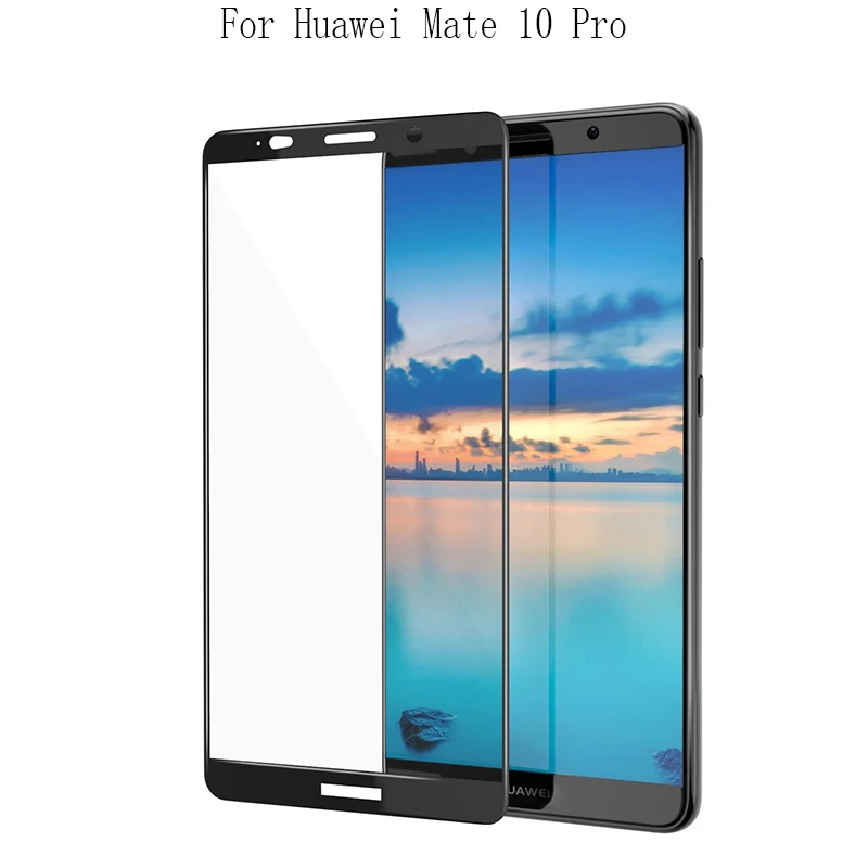9H для Huawei Mate 10 lite Полное покрытие протектор Закаленное стекло экранная пленка pro