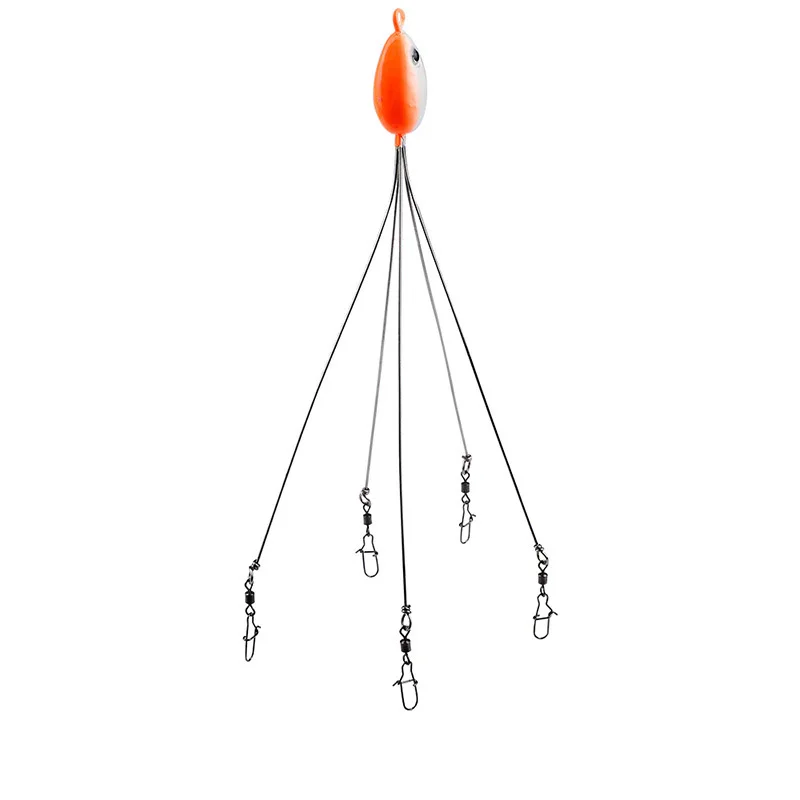 1Pcs High Quality 21cm 3D Fishing Bait Lure Alabama Rig Stainless Snap Swivel Tackle Group | Спорт и развлечения