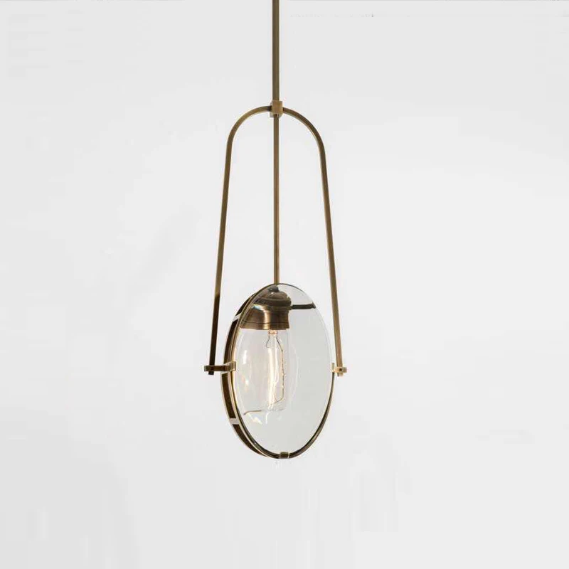 

Европейский современный креативный стеклянный подвесной светильник в лаконичном стиле, декоративная лампа для гостиной, ресторана, кафе
