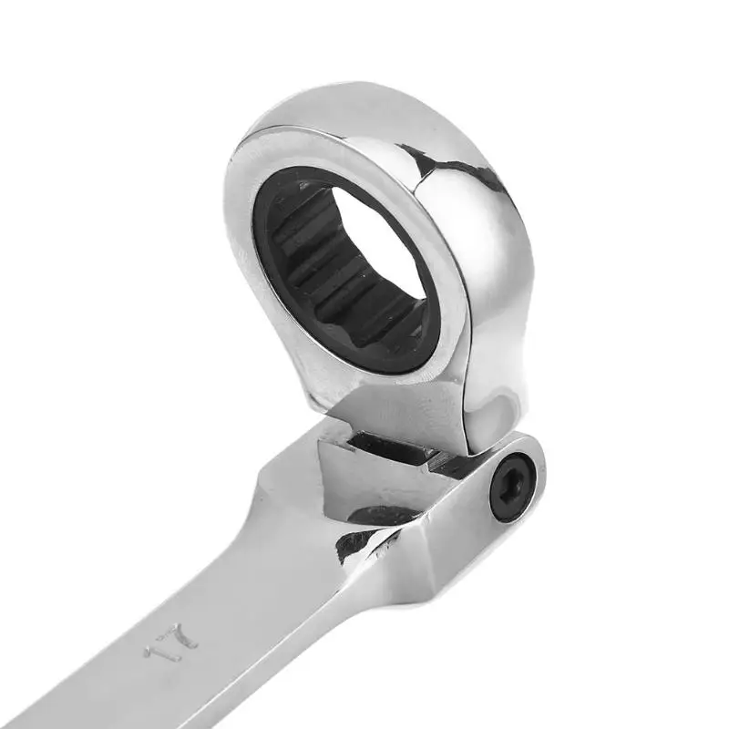 6 шт./компл. ключи, дюймовый стандарт с двумя головками 72 Зубы Ratchet для шлица «звездочка» Набор торцевых гаечных ключей гибкий торцевые ключи Инструменты для ремонта