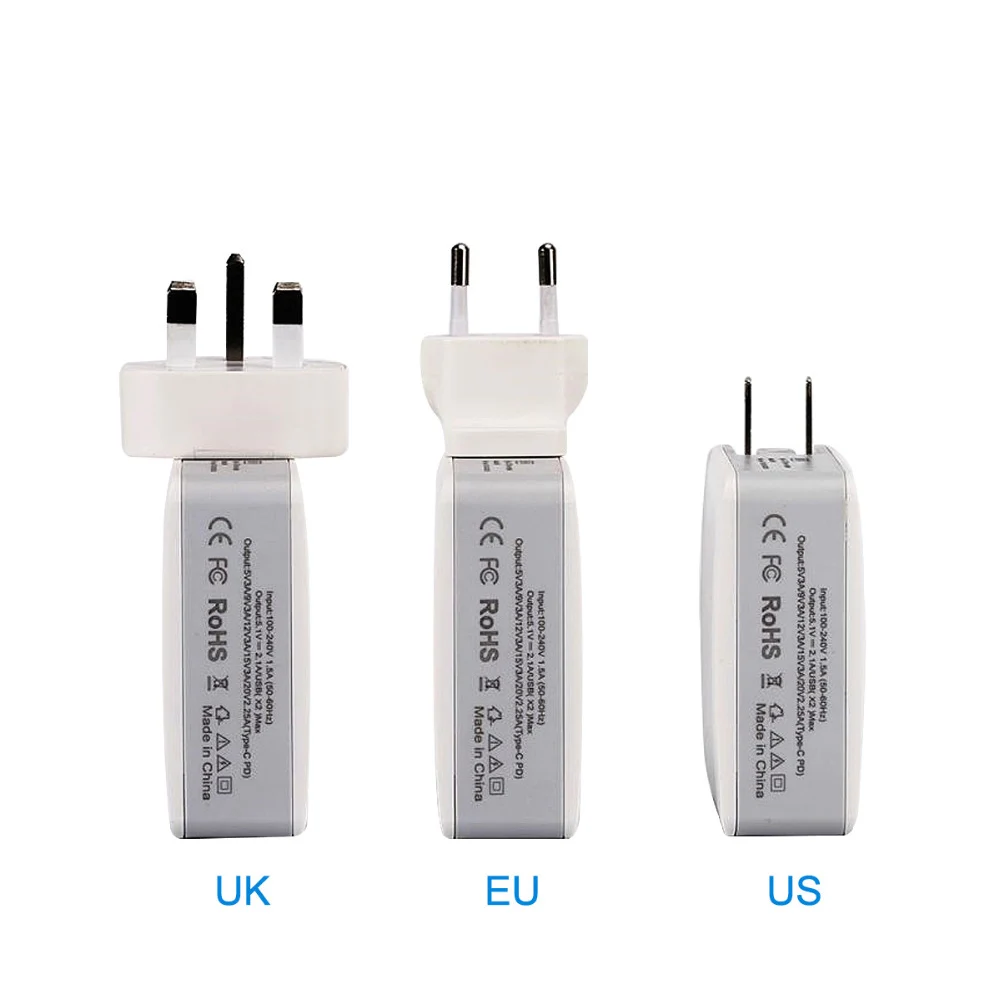 68 Вт usb type-C/PD+ QC 3,0 USB настенное быстрое зарядное устройство для iPhone 11 Pro Xs MAX Xr Xs 8 Plus MacBook Pro nintendo USB-C PD быстрое зарядное устройство