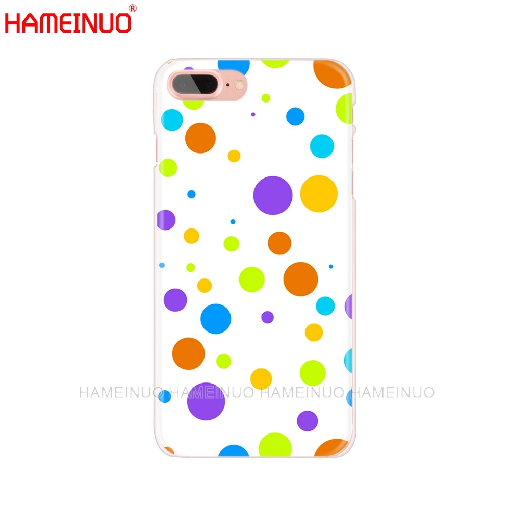 HAMEINUO чехол для сотового телефона в горошек iphone X 8 7 6 4 детской модели 5 фотоблей 5c 6s