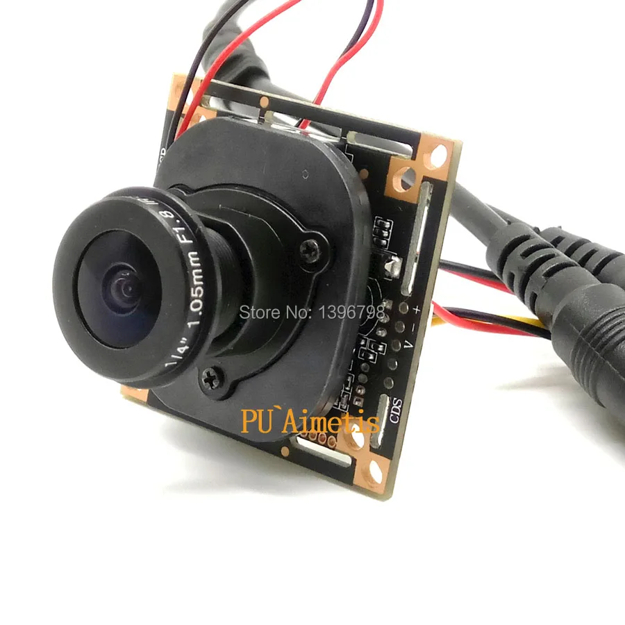 Мини HD 360 градусов рыбий глаз панорамный аналог камера видеонаблюдения высокой