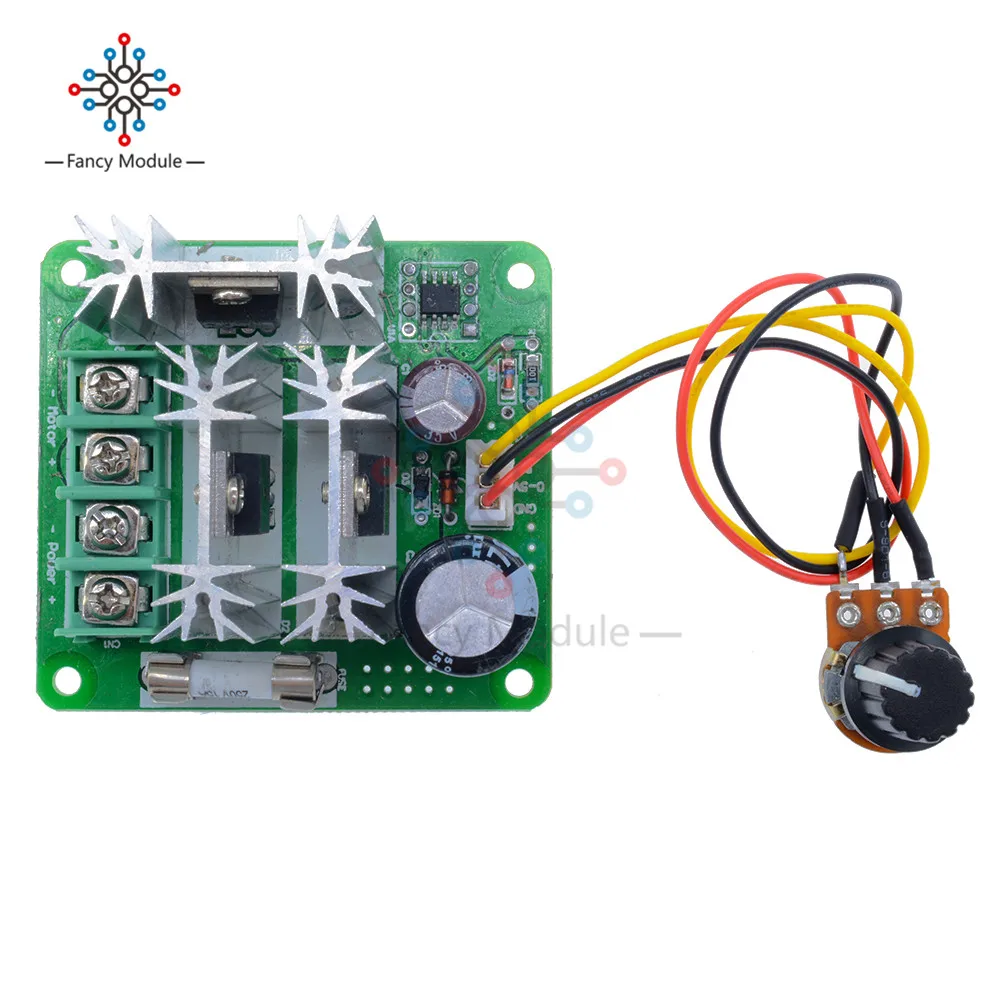 DC 6-90V 15A ширина импульса PWM переключатель регулятора скорости drehzahlargler Schalter 6 V-90 V