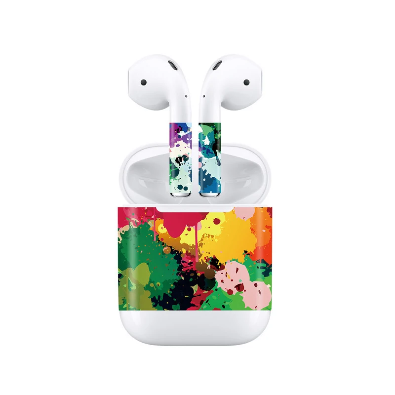 AirPod наклейки скины полный виниловая наклейка кожаный наушник наушники крышка