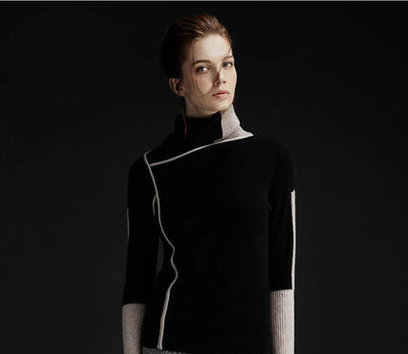 100 cashmere sweater women Black Pullover Turtleneck Solid Natural Fabric High Quality Free Shipping | Женская одежда