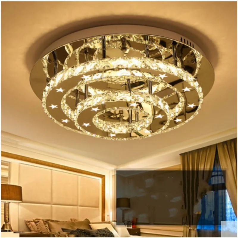 Led ceiling lamp home atmosphere round warm romantic restaurant crystal lighting creative bedroom ZP4131627 |