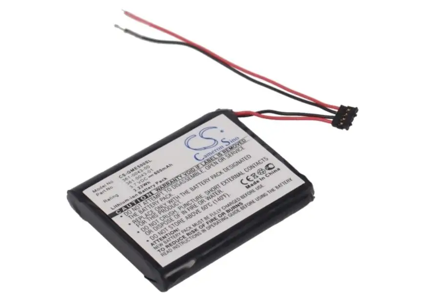Аккумулятор Cameron Sino 600mah для GARMIN 010 01626 02 Edge 200 205 500 520 Explore ore 820 батарей|Аккумуляторы