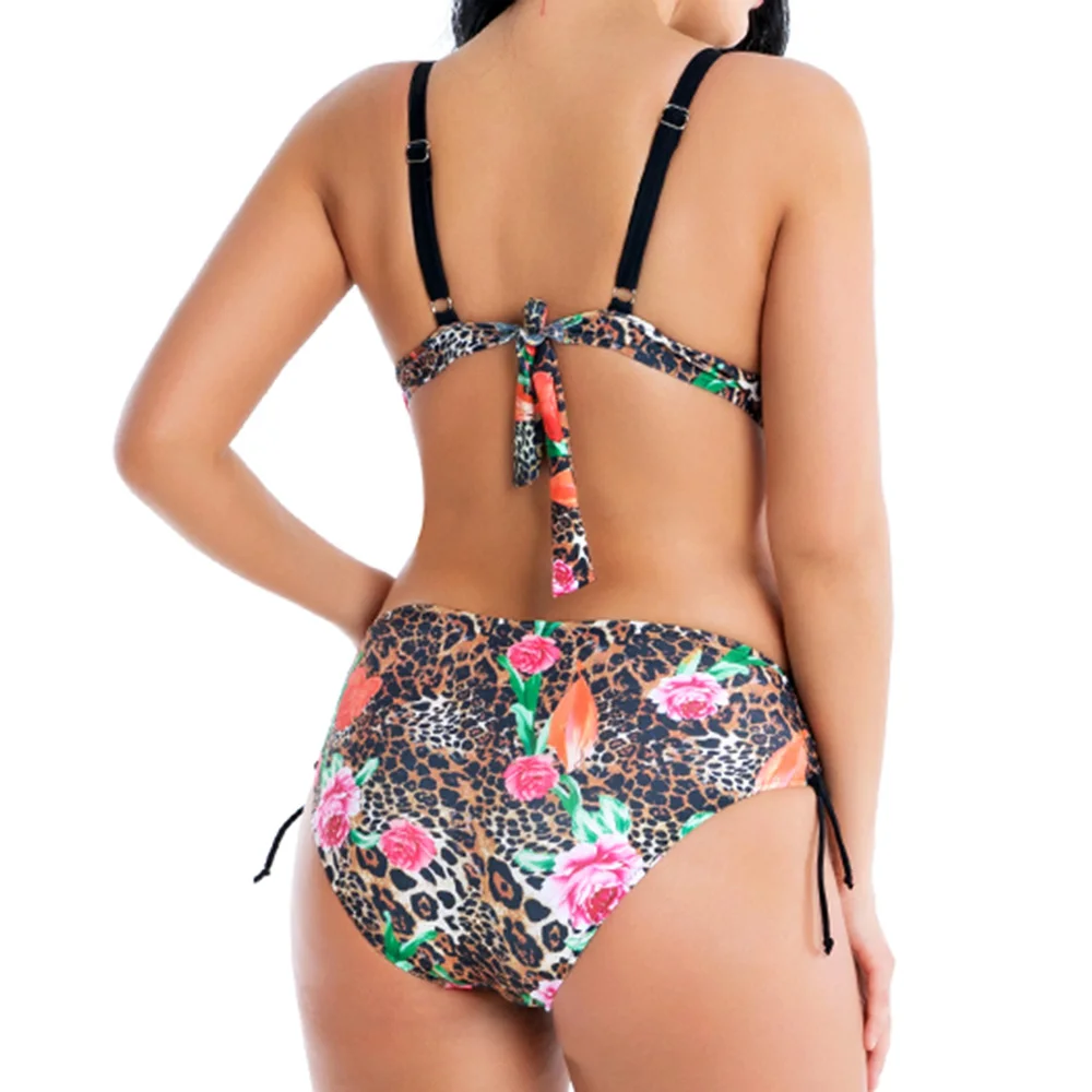 

Plus Size Bikini 2021 New Swimsuit Large Size Swimwear Push Up Bathing Suit Swimming Suit For Women 8XL 6XL